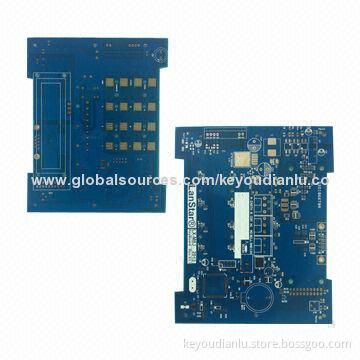 High-quality PCB with HASL Lead-free, Black or Blue Solder Mask